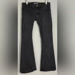 Kill City Lip Service Bootcut Jeans Black Sz31